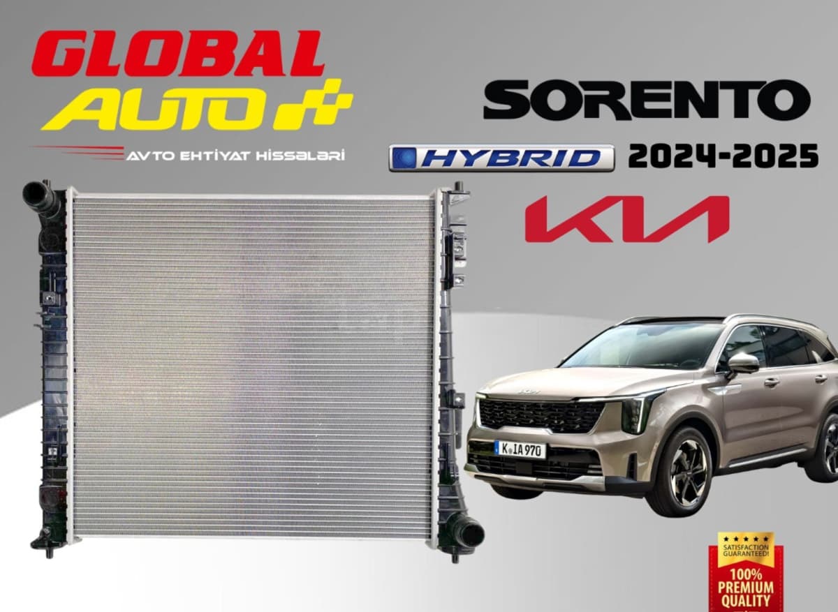 Su radiatoru Kia Sorento 2024-2025