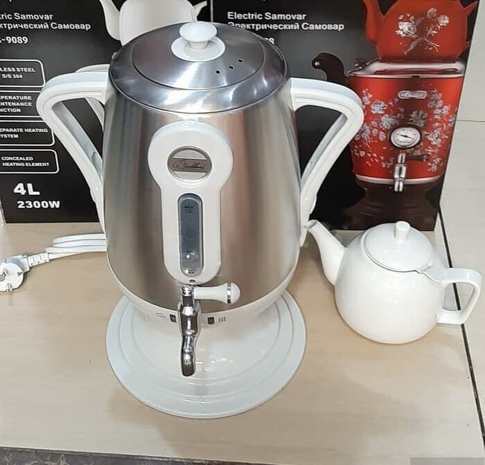 Samovar Paslanmayan polad material