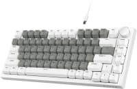 Mexaniki klaviatura Ajazz AK820 White Red Switch — şəkil 7