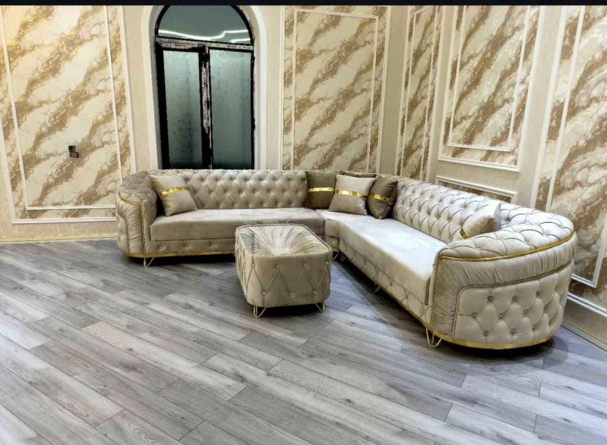 Künc divan, Qarışıq rəng