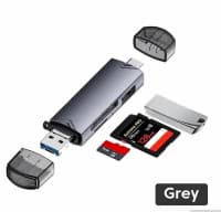 Kart oxuyucu 6in1 USB 3.0 Type-C — şəkil 2