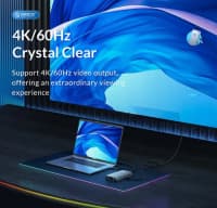 Docking station Orico XCR-X22-GY-BP 12-in-1 — şəkil 1