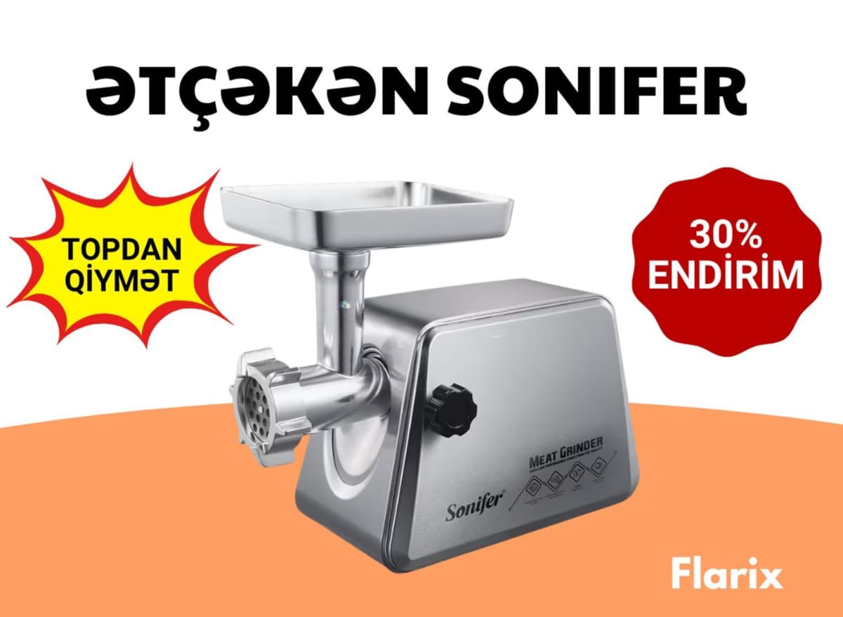 Sonifer ətçəkən maşın