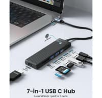 Docking station Orico PWD-7P-BK-EP 7-in-1 — şəkil 2