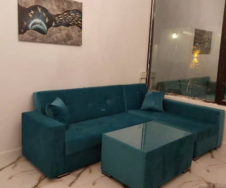 Künc divan, Qarışıq rəng