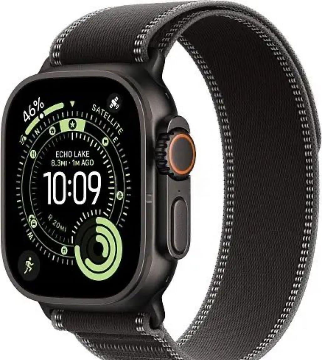 Smart saat Apple 46 mm Qara