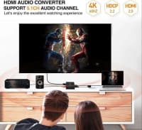 HDMI to RCA və Fiber Optik Audio Konverter — şəkil 3
