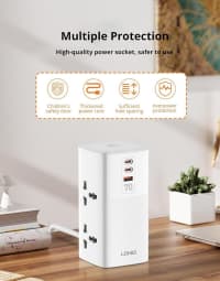 Cərəyan uzadıcı LDNIO 70W Charging Station SC4383 — şəkil 7