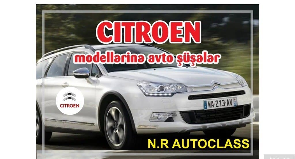 Avtomobil şüşələri Citroen
