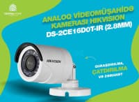 Müşahidə kamerası Hikvision DS-2CE16D0T-IR 2.8mm — şəkil 1