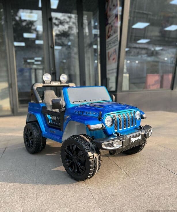 Uşaq avtomobili Jeep Wrangler mavi