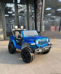 Uşaq avtomobili Jeep Wrangler mavi — şəkil 1
