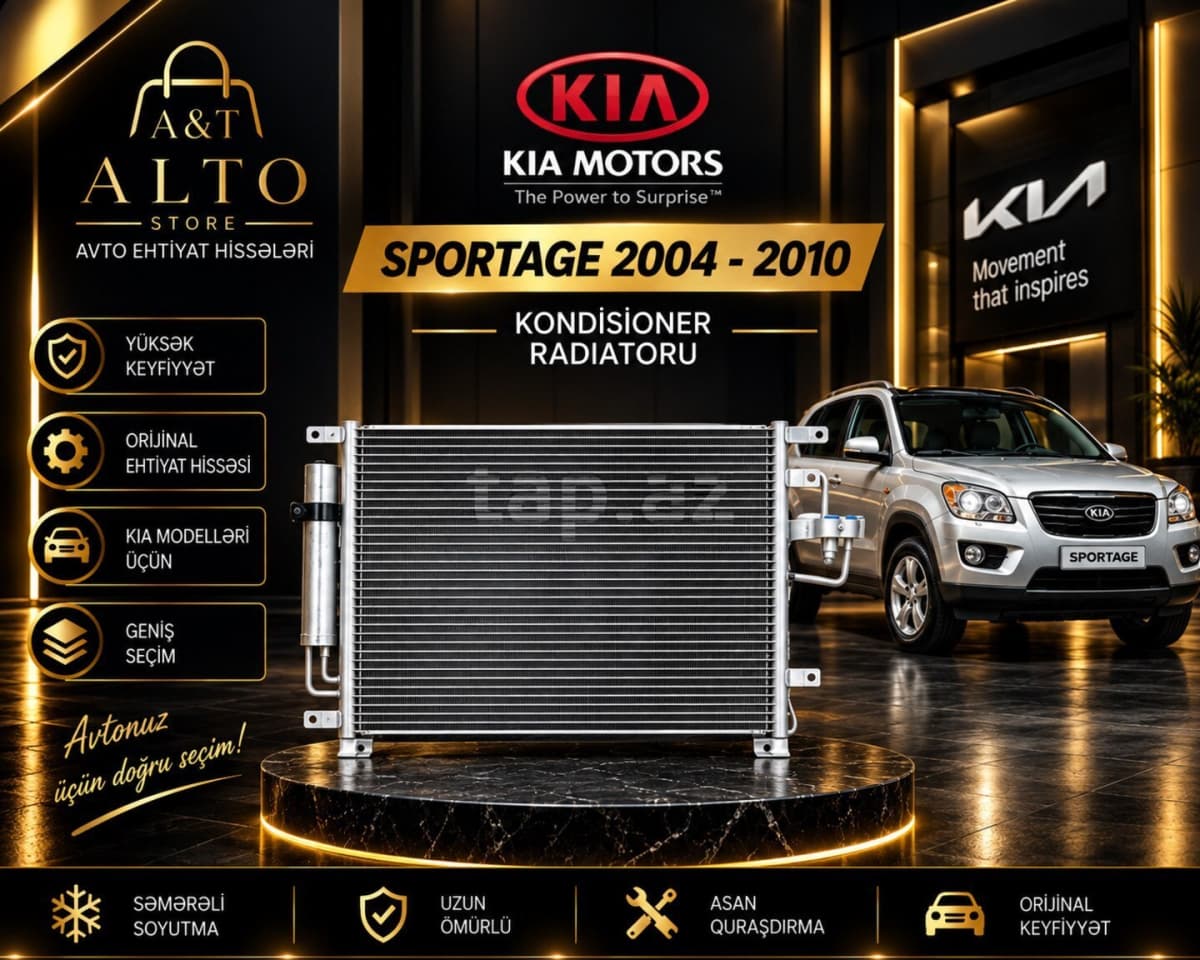 Kondisioner radiatoru Kia Sportage 2004-2010