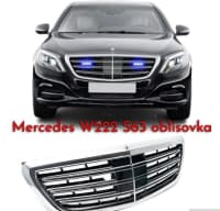 Radiator barmaqlığı Mercedes W222 S63 — şəkil 4