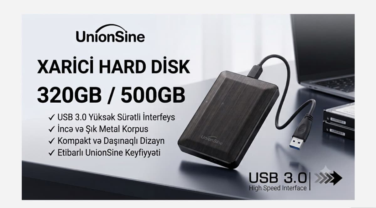 Xarici hard disk 320GB USB 3.0