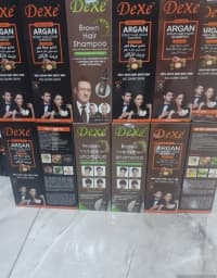 saç qaraldan şampun "dexe black hair shampoo 400 ml" — şəkil 7