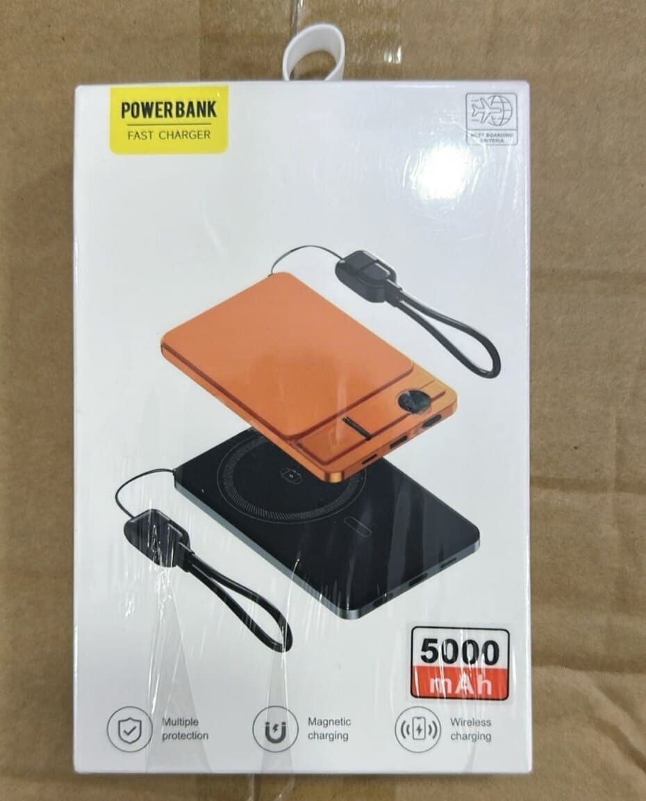 5000 mAh powerbank, Açıq narıncı rəng