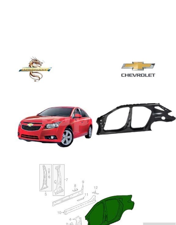 Arxa qanad Chevrolet Cruze 2011-2015