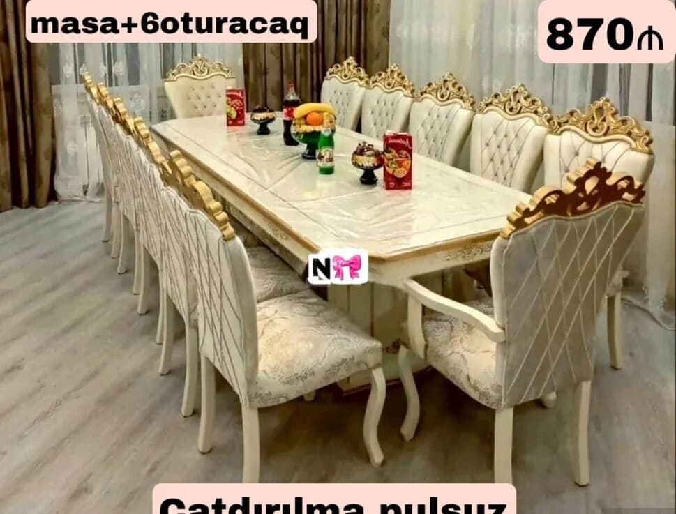 Masa-stul dəsti, Qarışıq rəng
