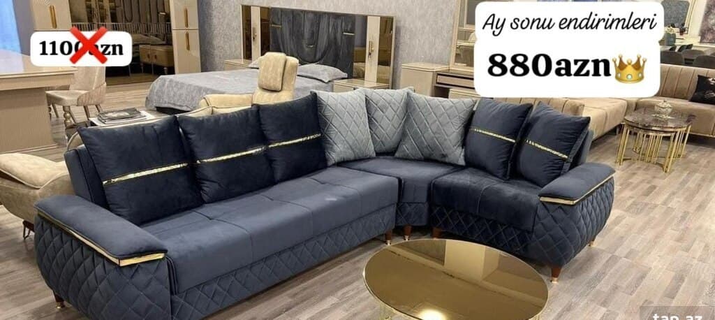 Künc divan, Qarışıq rəng
