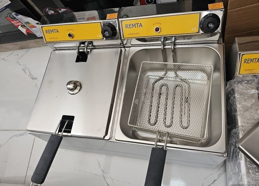 Remta 8L+8L Qoşa Fritöz Aparatı