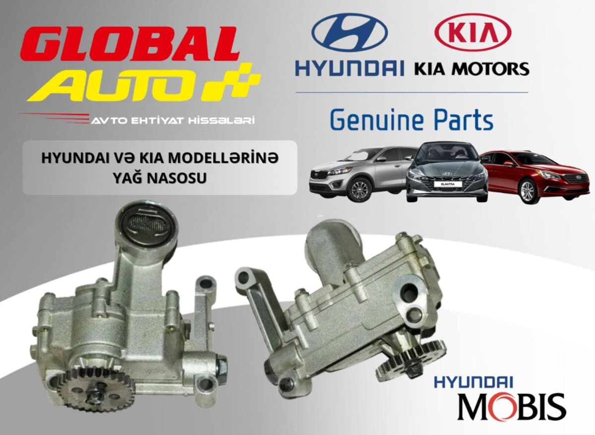 Yağ nasosu Hyundai və Kia modelləri üçün