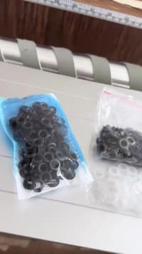 Brezent və tent üçün müxtəlif ölçülü bərkidici halqalar — şəkil 4