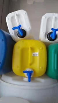 Kranlı plastik kanistr, 10-150 litr, HDPE material — şəkil 6
