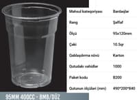 Pet stəkanlar və qapaqları — şəkil 10
