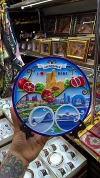 Azərbaycan mövzulu keramika suvenir boşqablar — şəkil 6