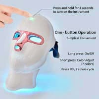 LED üz maskası 7 rəngli kosmetik cihaz — şəkil 9