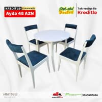 Masa-stul dəsti, Ağ rəng — şəkil 4