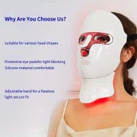 LED üz maskası 7 rəngli kosmetik cihaz — şəkil 10