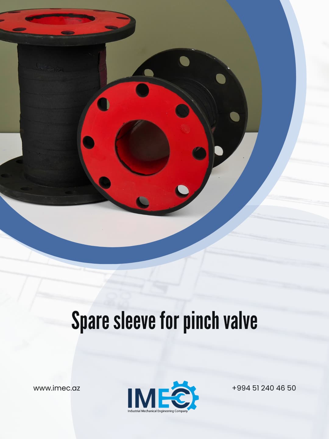 spare sleeve for pinch valve