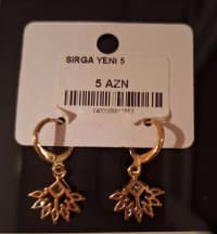Rəngbərəng və sirkon daşlı sırğalar — şəkil 2