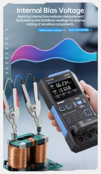 LCR test cihazı, elektron komponent ölçmə aləti — şəkil 15