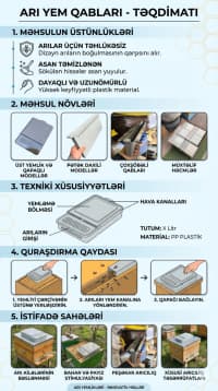 Arı yemləmə qabları — şəkil 5