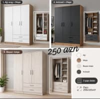 Sifarişlə 3 qapılı şkaf — şəkil 2