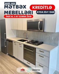 Mətbəx mebel dəsti Qarışıq rəng — şəkil 11