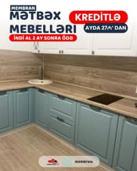 Membran mətbəx mebeli kreditlə — şəkil 4