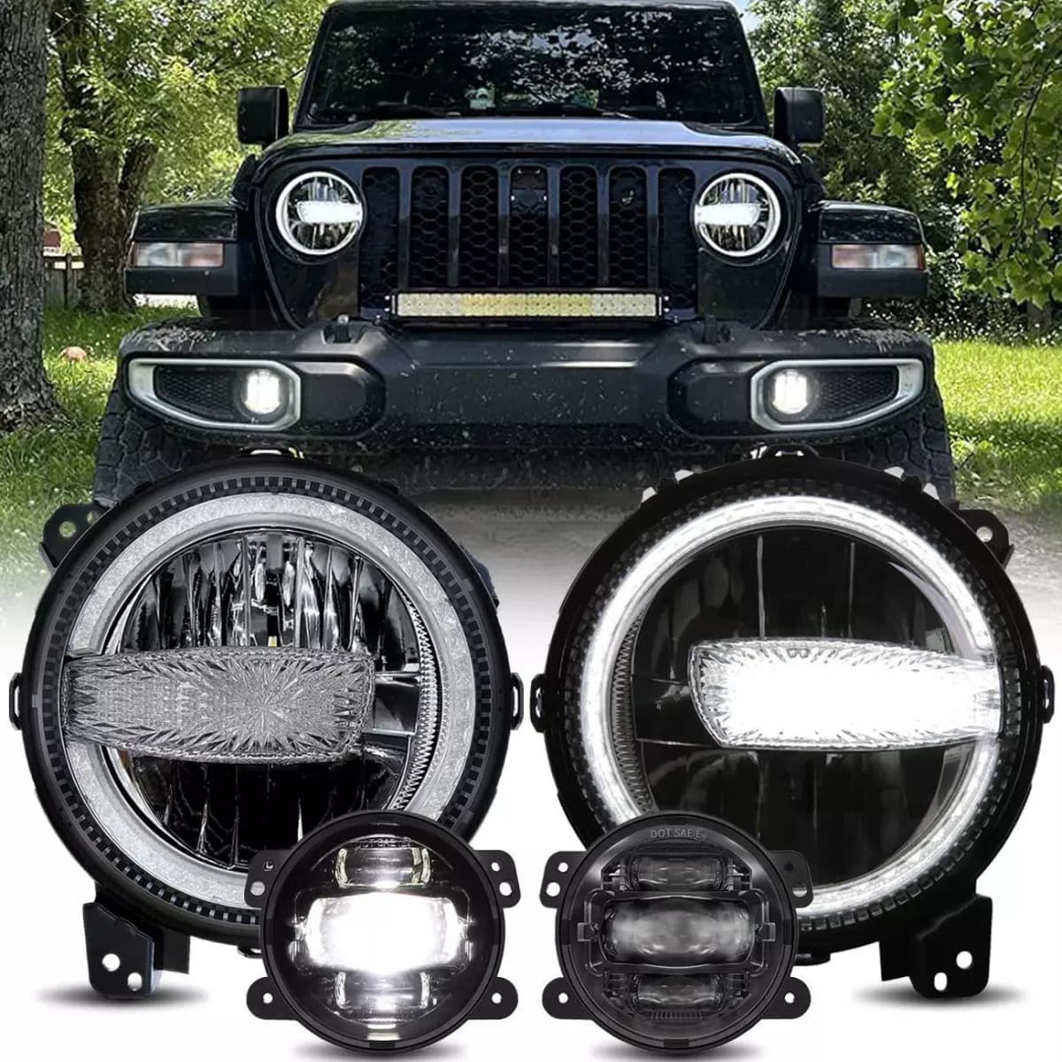 Jeep Wrangler avtomobil farası