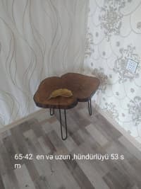 Təbii ağacdan jurnal masası — şəkil 1