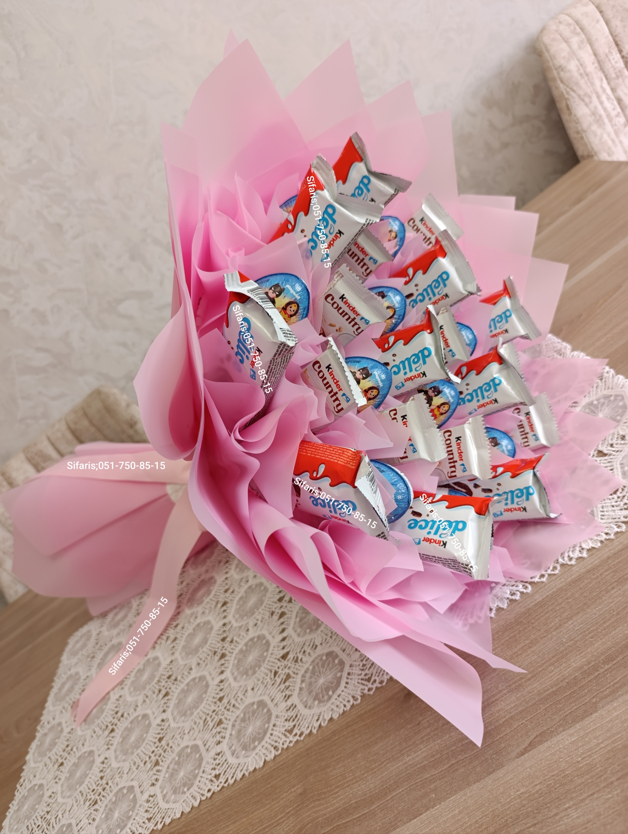 Kinder hediyye buketi