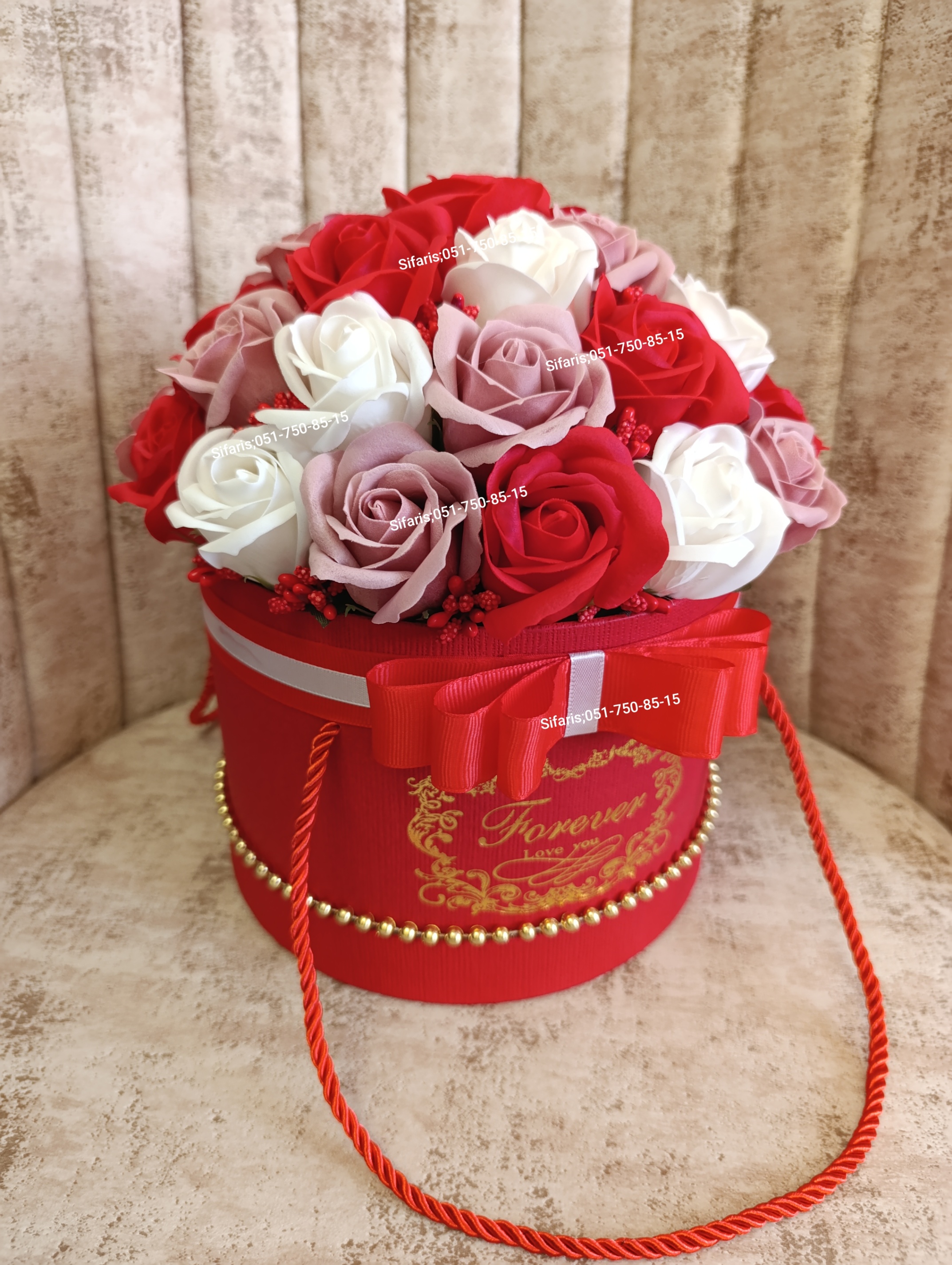 Sabun gül səbətləri