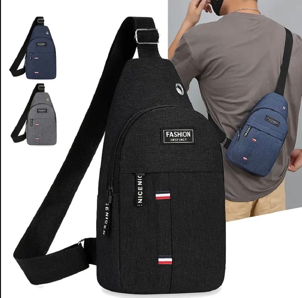 Kişi parça sling bag çantası (Gündəlik çarpaz çiyin çantası) — şəkil 2