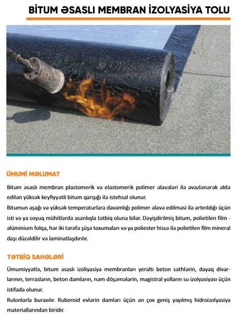 Bitum əsaslı membran izolyasiya — şəkil 2