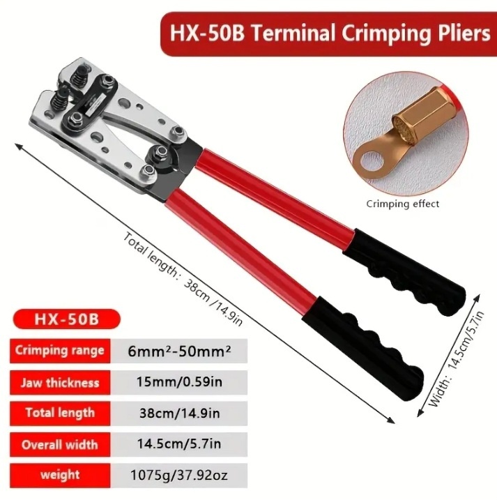 Konnektor sıxacı HX-50B — şəkil 2