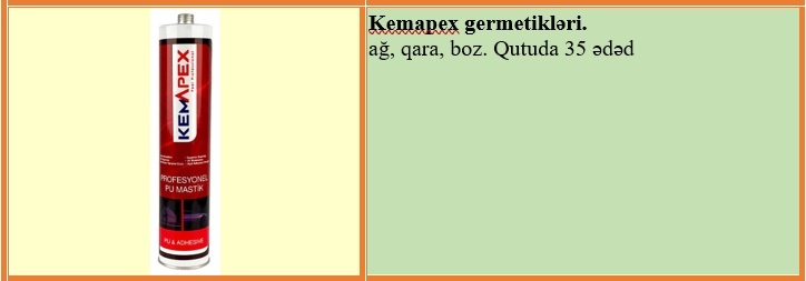 Avtomobil padpres germetikləri — şəkil 1