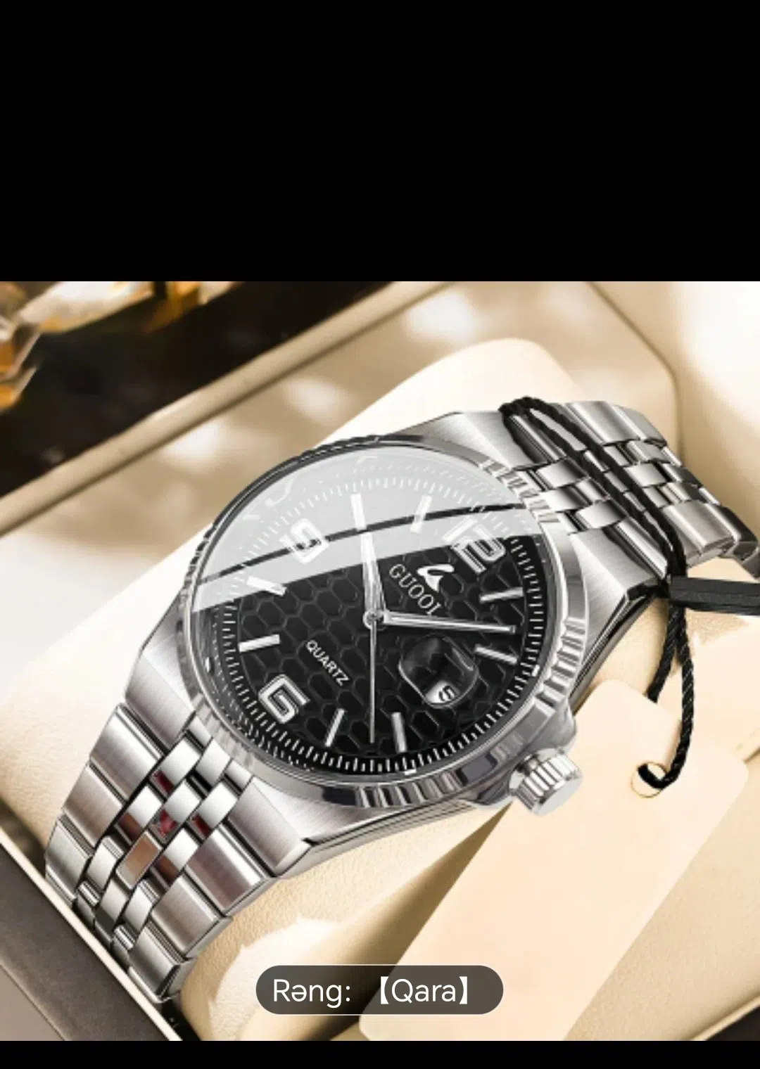 Kişi saatı, Qara rəng