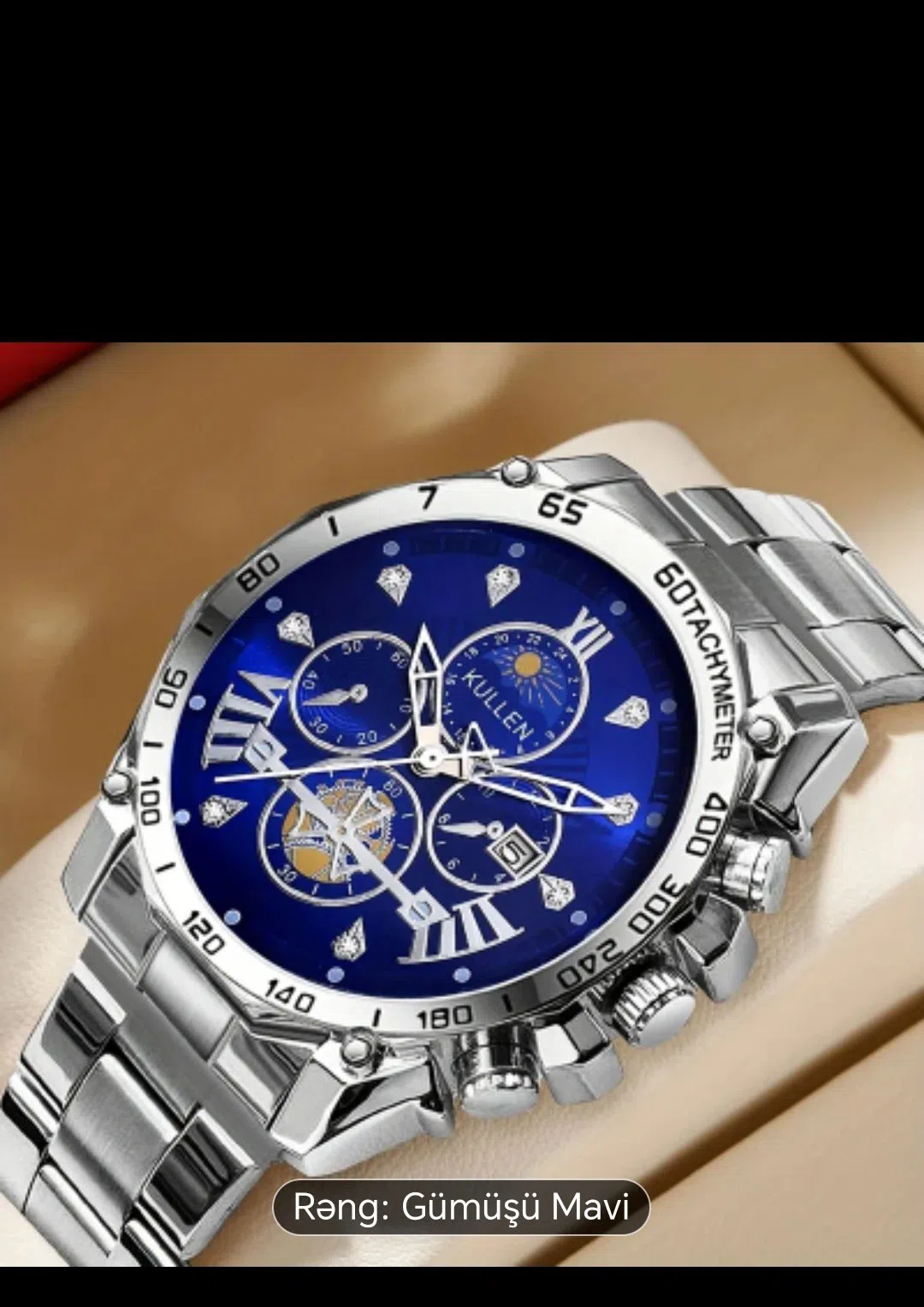 Kişi saatı, Gümüşü rəng